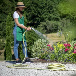 Tuyau D'arrosage NTS Tobby Fitt Diamètre 30 Mm Longueur 25 Mètres Jaune -Magasin D'Outils De Jardinage arrosage tuyau fitt yellow ns 2