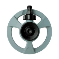 Arroseur Statique Soucoupe Circulaire 80m² Métal Lesté Turquoise