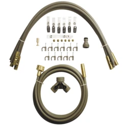 Ensemble Brumisation Extérieure Buses Laiton Fitt Longueur 7 Mètres