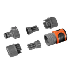 Ensemble Raccordement Tuyau Arroseur Souple Nez Robinet Aquastop Gardena