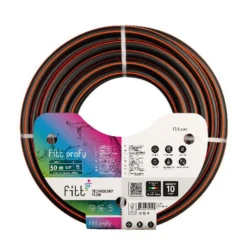Tuyau Arrosage Professionnel Profy Fitt 15 Mm 50 Mètres Noir -Magasin D'Outils De Jardinage fitt profy 50metres