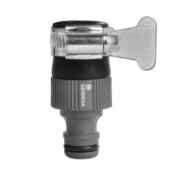 Prise D'eau Voleuse Pour Nez De Robinet - Gardena - Coloris Gris -Magasin D'Outils De Jardinage gardena raccord eau