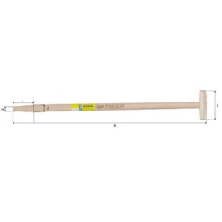 Fourche à Bêcher à Douille - 4 Dents Triangulaires 29 Cm - Perrin - Emmanché Béquille 80 Cm -Magasin D'Outils De Jardinage manche perrin 1