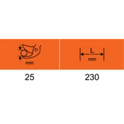 Sécateur Professionnel Forgé P3 Bahco Longueur 23 Cm