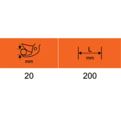 Sécateur Professionnel Forgé P3 Bahco Longueur 20 Cm P3-20-F