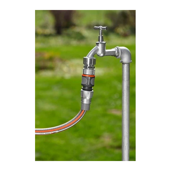 Raccord D'arrosage Rapide Premium Pour Tuyau Ø 13 - 15 Mm - Gardena - A Fixer Au Nez De Robinet 18255-20 2 Raccord D'arrosage Rapide Premium Pour Tuyau Ø 13 - 15 Mm - Gardena - A Fixer Au Nez De Robinet 18255-20 – Image 2