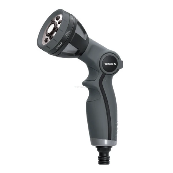 Pistolet D'arrosage 8 Jets Régulateur Débit Jet Mousseur Alu Tri-matière 1 Pistolet D'arrosage 8 Jets Régulateur Débit Jet Mousseur Alu Tri-matière