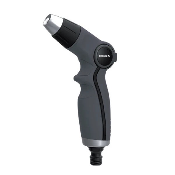 Pistolet D'arrosage Jet Droit Réglable Régulateur Débit Alu Tri-matière 1 Pistolet D'arrosage Jet Droit Réglable Régulateur Débit Alu Tri-matière