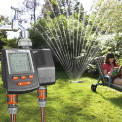 Programmateur électronique Arrosage Automatique MultiControl Duo Gardena -Magasin D'Outils De Jardinage programmateur electronique arrosage automatique multicontrol duo gardena 2sorties 3
