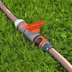 Raccord Connecteur Arrosage Coupleur 2 Tuyaux Vanne Régulation Gardena