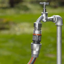 Raccord Arrosage Rapide Premium Tuyau 19 Mm Gardena A Fixer Nez Robinet -Magasin D'Outils De Jardinage raccord darrosage rapide premium tuyau 19mm gardena fixer au nez robinet 4