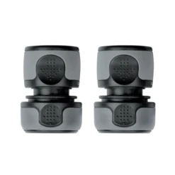 Raccords Automatiques Rapides Tuyaux Arrosage Ø 15mm Fitt Bi-matière X2