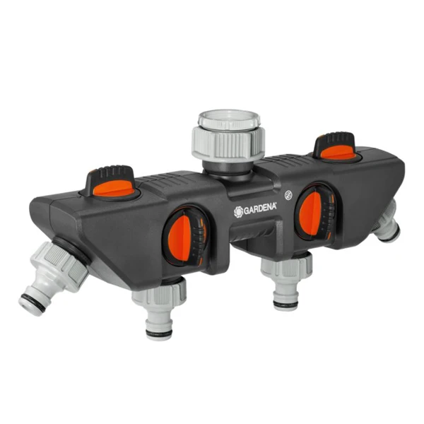 Raccord Sélecteur Arrosage 4 Sorties Robinet 20/27 26/34 Gardena – Image 4