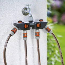 Raccord Sélecteur Arrosage 4 Sorties Robinet 20/27 26/34 Gardena -Magasin D'Outils De Jardinage raccord selecteur arrosage 4sorties reglables robinet filetage 20 27 26 34 gardena 2