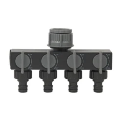 Sélecteur Arrosage Entrée F20/27 4 Sorties Automatiques Nez De Robinet