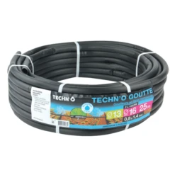 Tuyau Goutteurs Incorporés 2 Litres/heure 13 X 16 Mm 50m Noir
