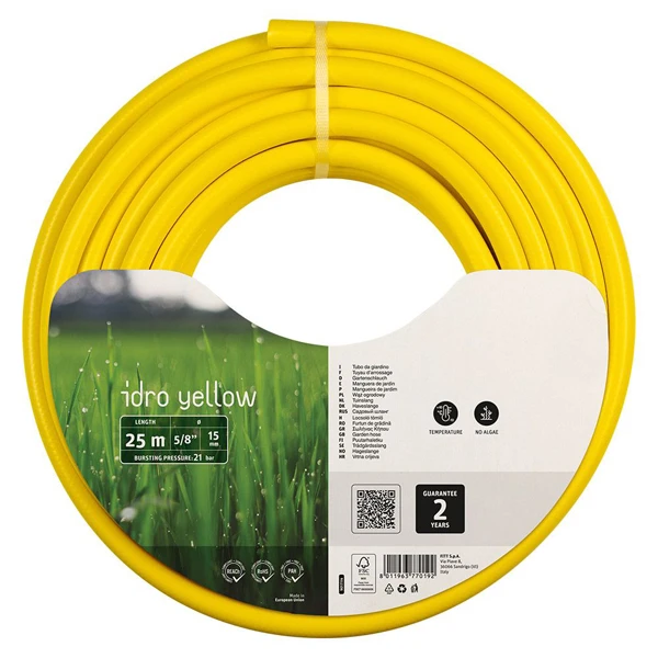 Tuyau D'arrosage Idro Yellow Fitt - Diamètre 25 Mm - 25 Mètres - Jaune 3 Tuyau D'arrosage Idro Yellow Fitt - Diamètre 25 Mm - 25 Mètres - Jaune – Image 3