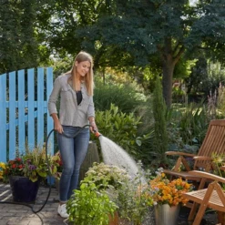 Tuyau Arrosage Liano Gardena Fibres Tissées Avec Accessoires -Magasin D'Outils De Jardinage tuyau darrosage liano gardena fibres tissees avec raccord robinet interieur et accessoires 4