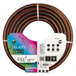 Tuyau Arrosage Professionnel Profy Fitt 19 Mm 25 Mètres Noir -Magasin D'Outils De Jardinage tuyau professionnel arrosage fitt