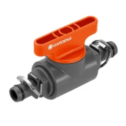 Vanne Arrêt Tuyau Arrosage Goutte à Goutte 13 Mm Gardena Coupure Eau