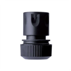 Raccord Rapide Plastique Tuyau Arrosage Fitt Diamètre 19 Mm Noir